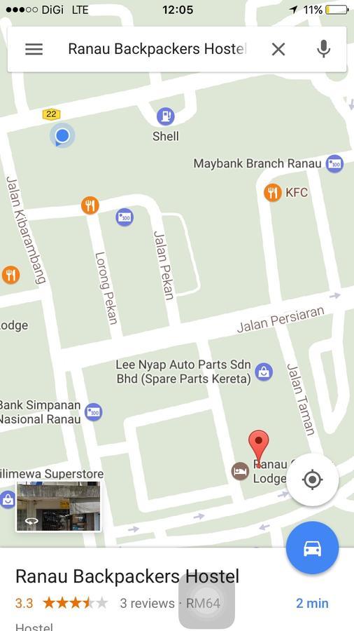 Ranau Backpackers Hostel Екстер'єр фото